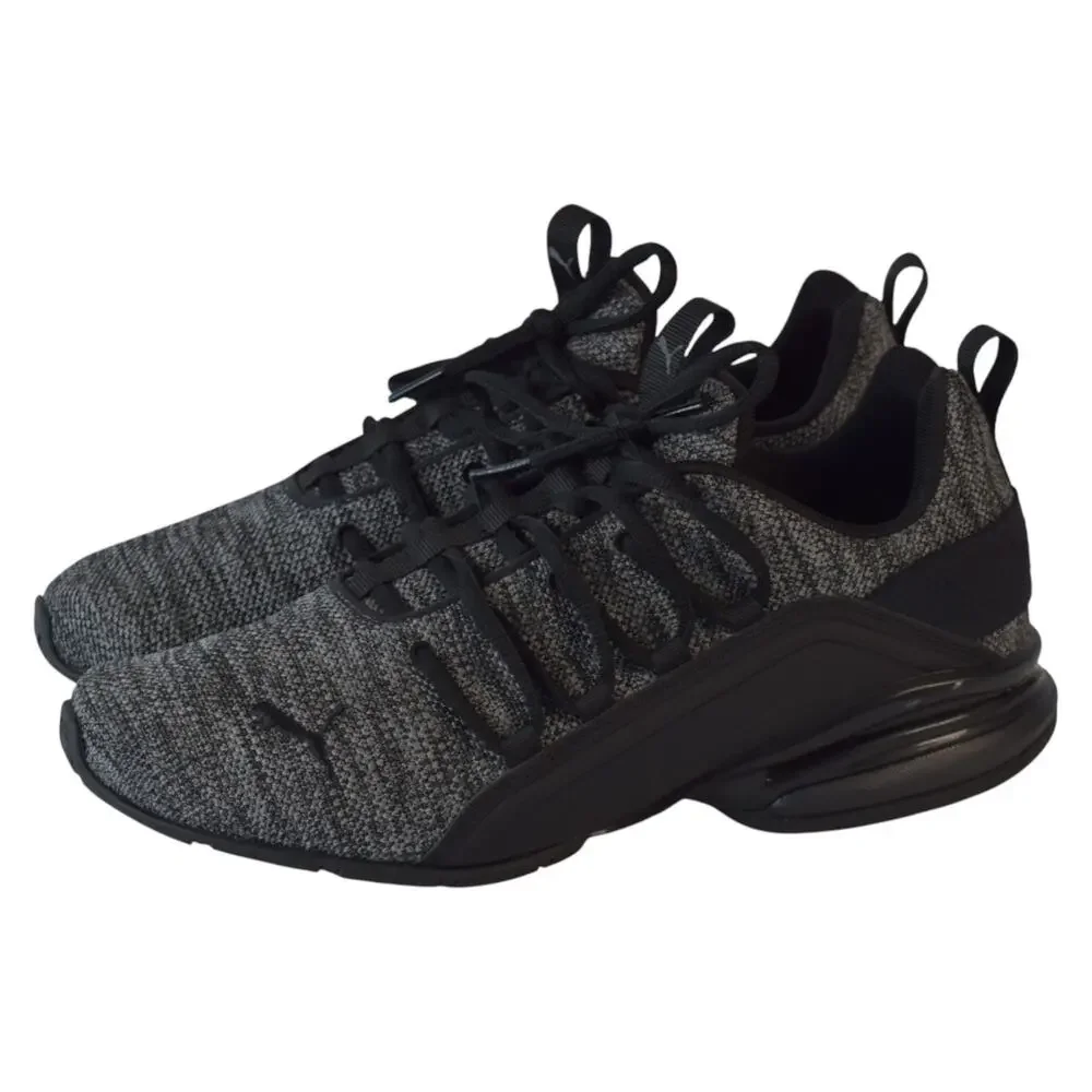 Puma Axelion Refresh Men’s Running Shoes Black/Grey Size 8.5